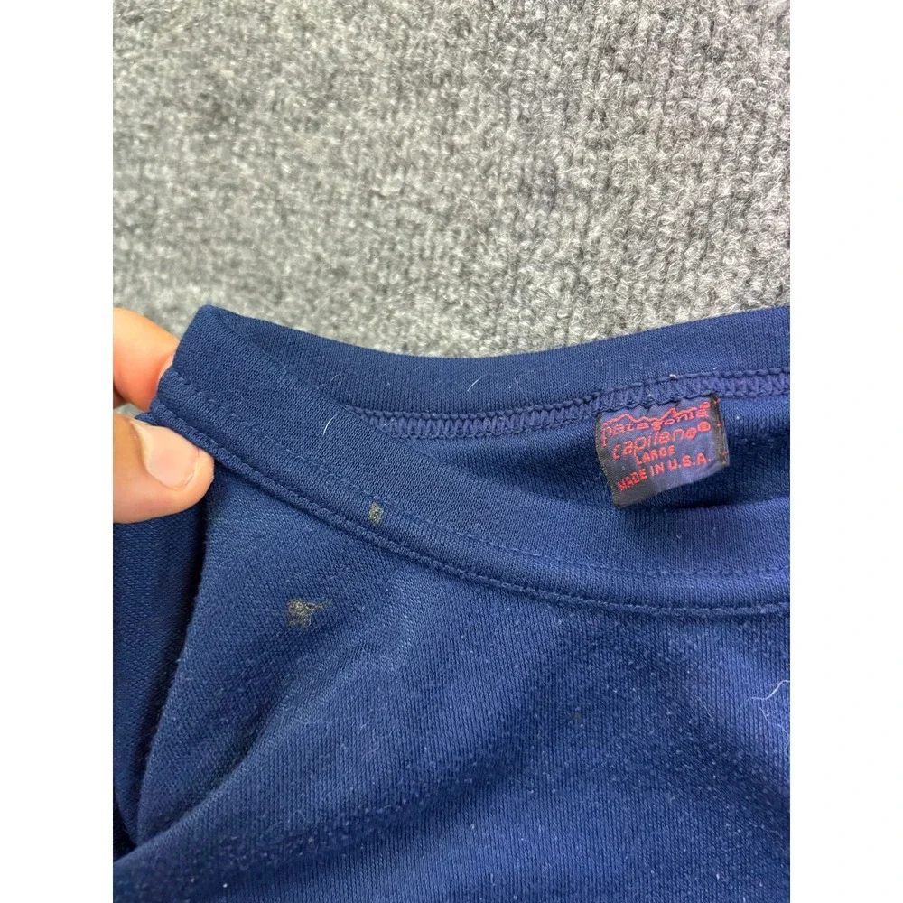 Patagonia Capilene Thermal Base Layer Set Womens Large Blue Vintage USA Made
